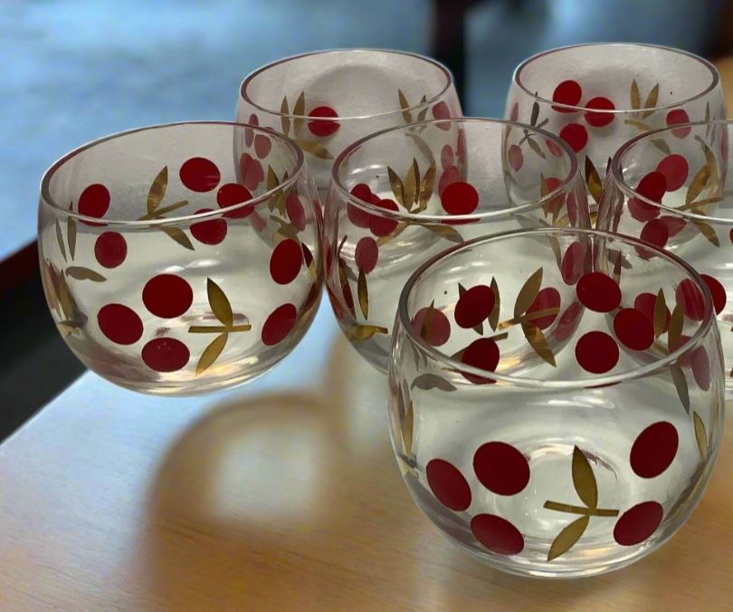 Vintage Fiesta Mambo Roly Poly low ball rocks hotsell glasses