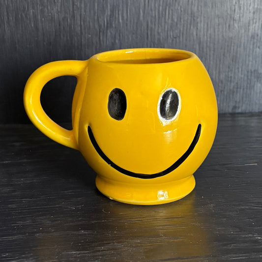 1970s Made in the USA McCoy Smile Face Mug