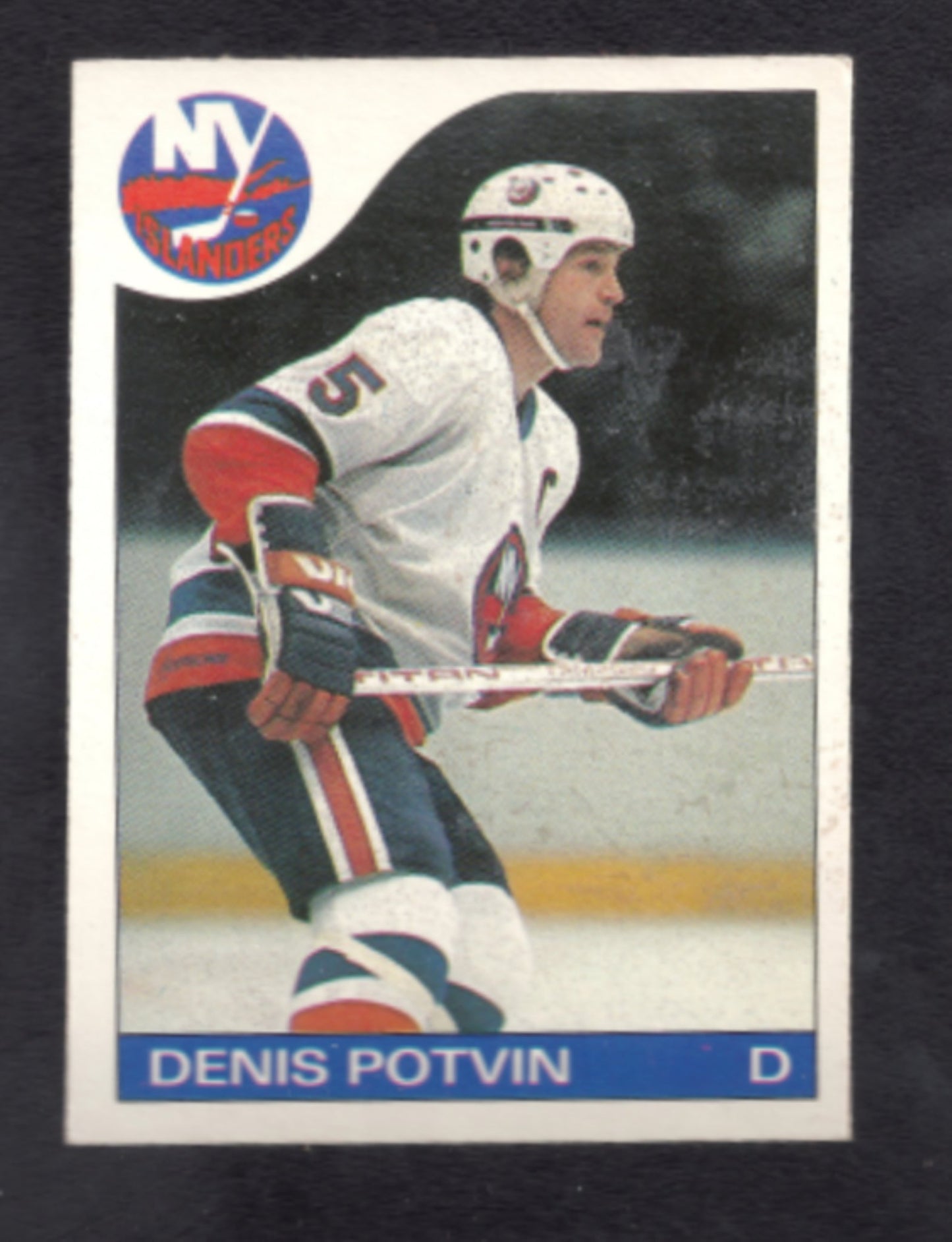 1985 - 1986 O - Pee - Chee Denis Potvin New York Islanders Hockey Card