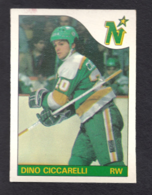 1985 - 1986 O - Pee - Chee Dino Ciccarelli Minnesota North Stars Hockey Card #13
