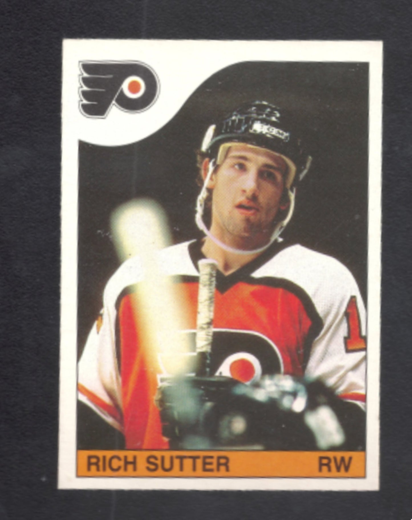 1985 - 1986 O - Pee - Chee Rich Sutter Philadelphia Flyers Hockey Card