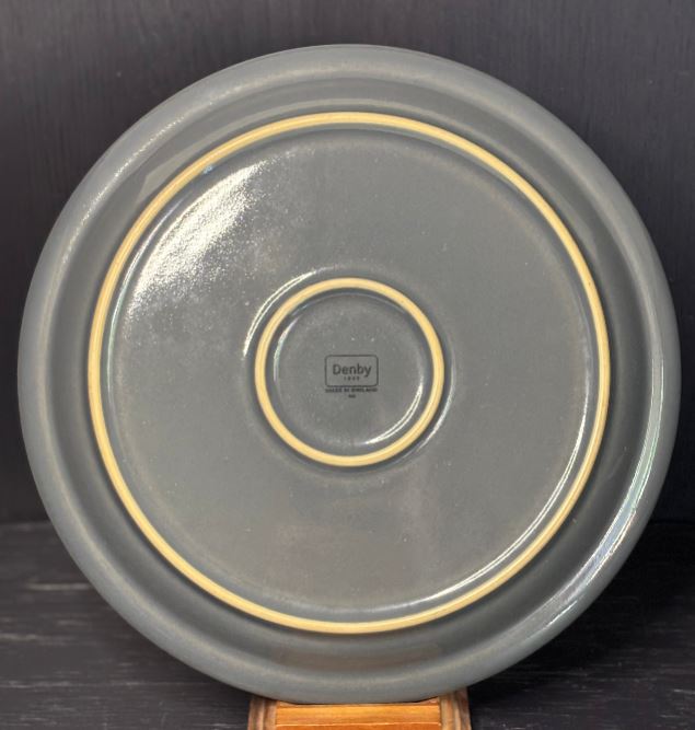 Denby Elements Fossil Grey Dinner Plate