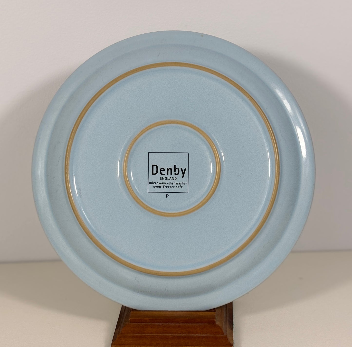 Denby Blue Linen Plate