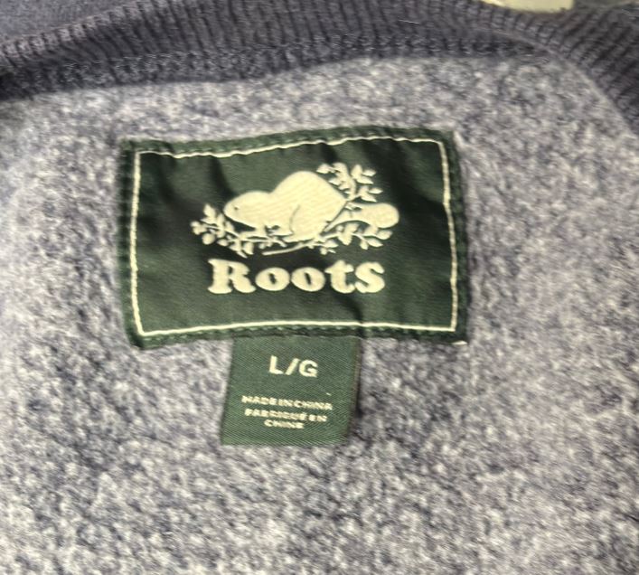 Roots Canada Classic Logo Navy Sweatshirt Adult L