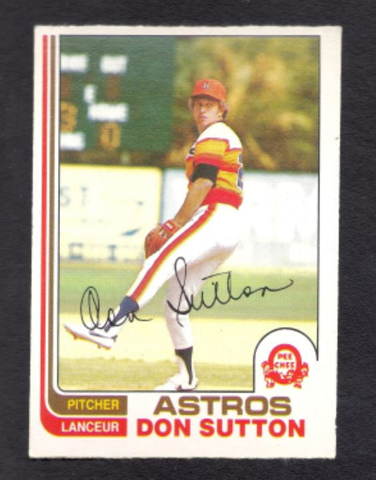 1982 Don Sutton O-Pee-Chee #305 Houston Astros Baseball Card