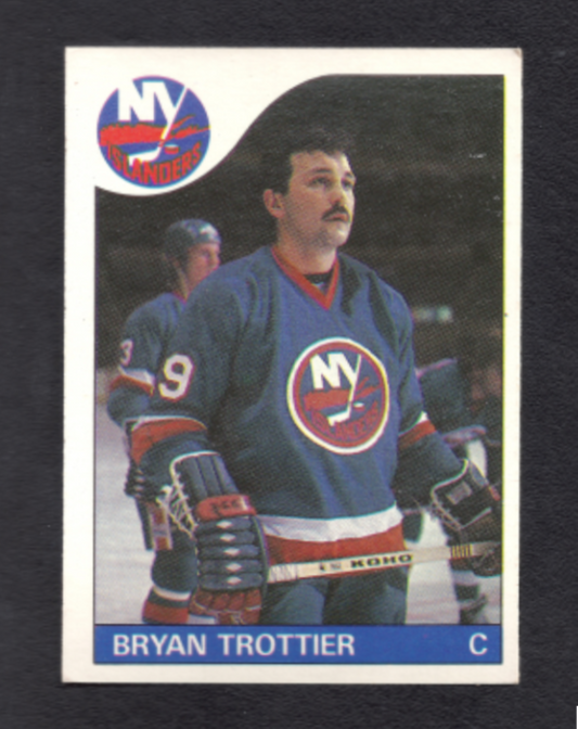 1985-1986 O-Pee-Chee Bryan Trottier New York Islanders Hockey Card #60