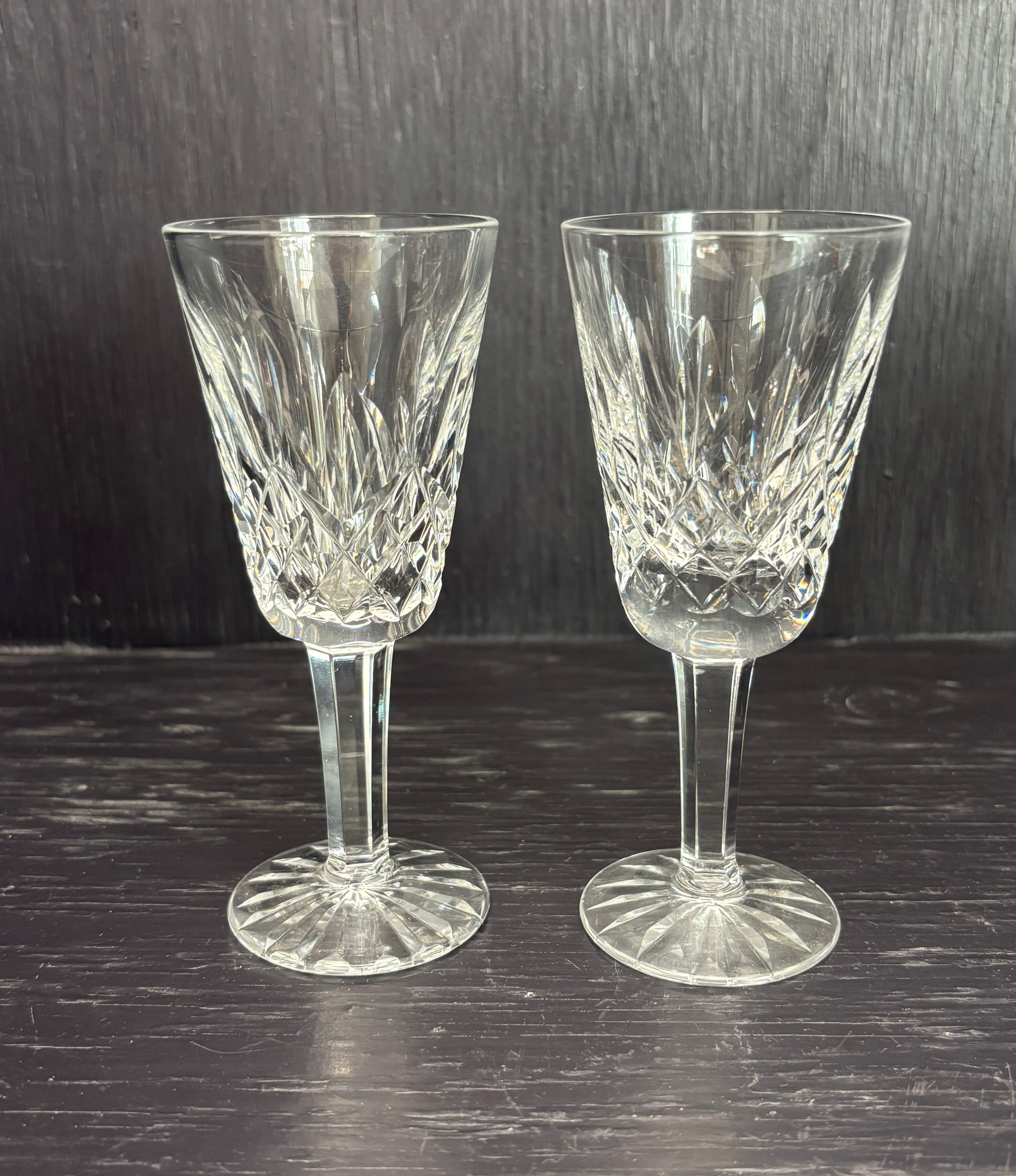 Waterford Lismore Crystal Sherry Glasses Set
