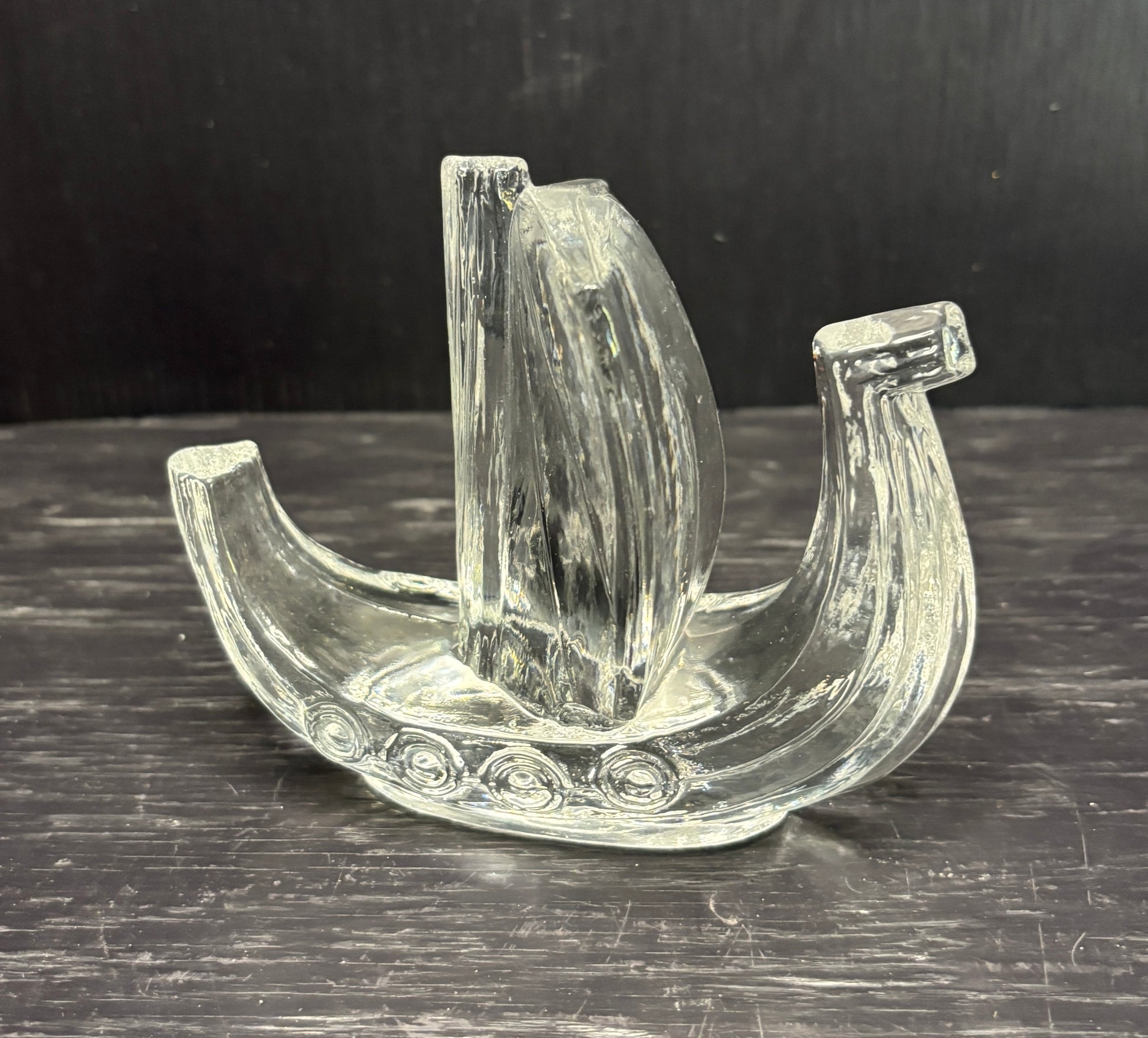 Westerburg Pukeberg Crystal Viking Ship