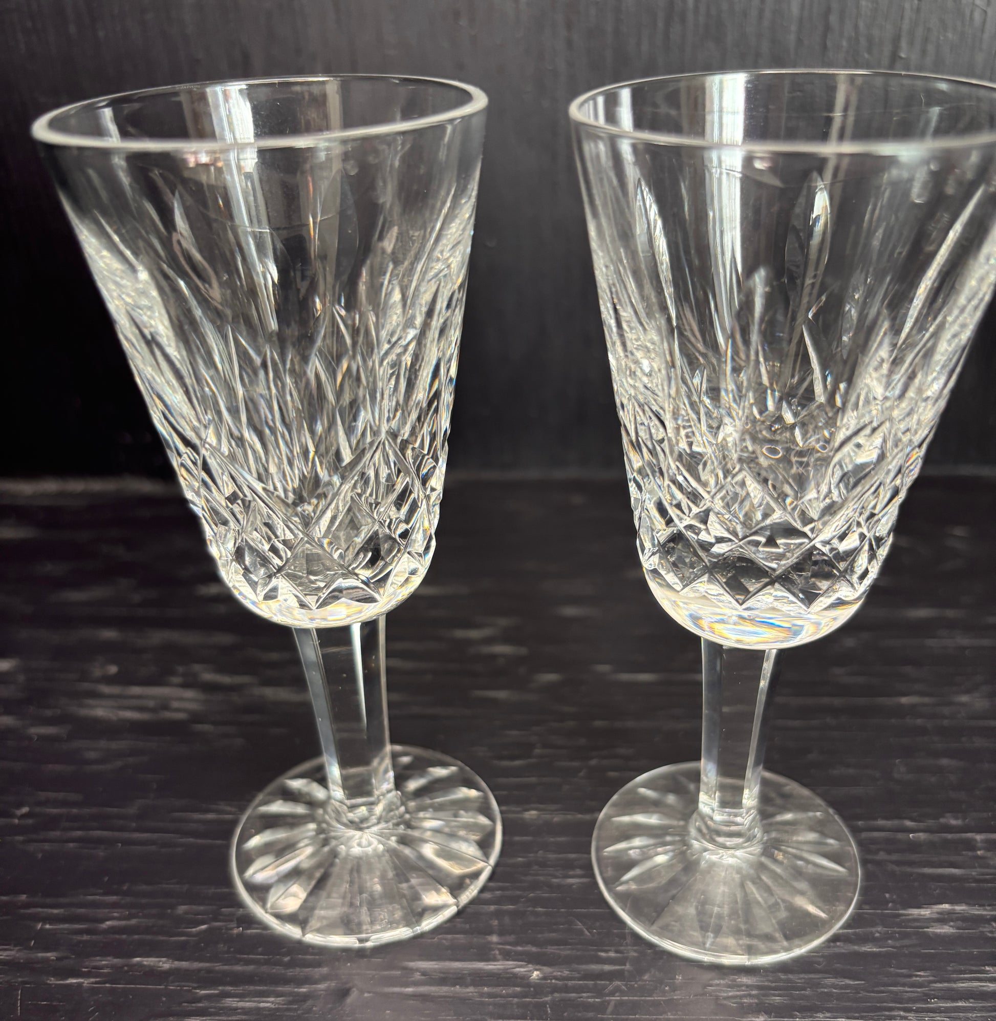 Waterford Lismore Crystal Sherry Glasses