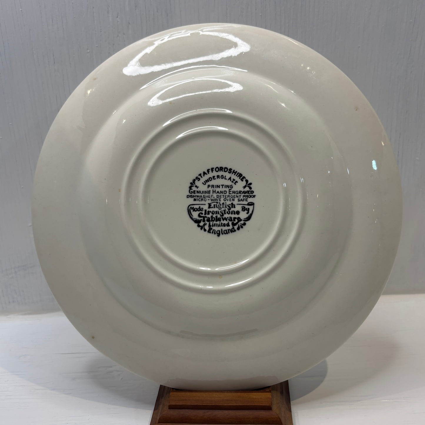 Staffordshire England Oats Dinner Plate