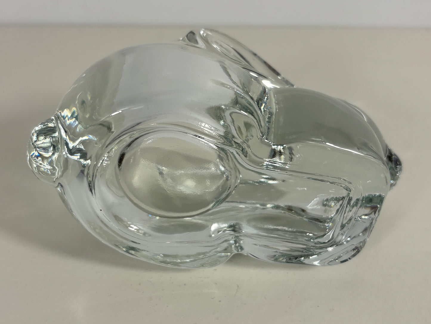 Vintage Indiana Glass Bunny Rabbit Votive Tealight Candle Holder