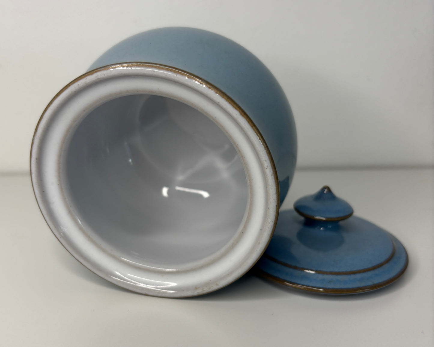 Denby Colonial Blue Sugar Bowl