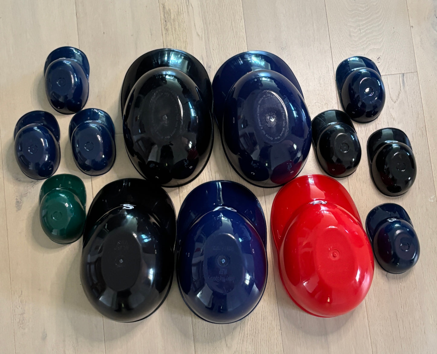 Lot of Major League Baseball Replica Ice Cream Dessert Serving Helmets