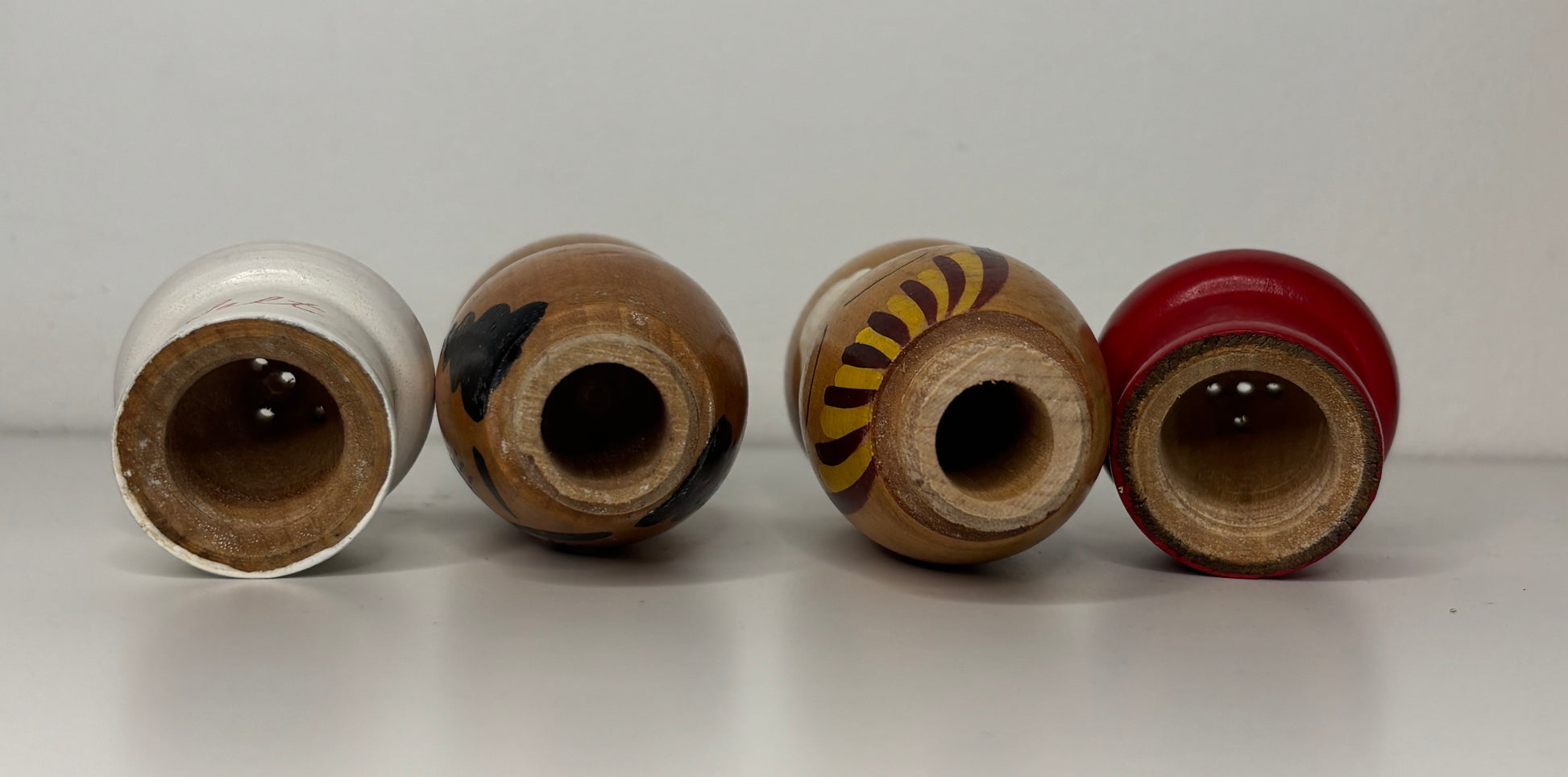 Rare Wood Chef Theme Salt and Pepper Shakers