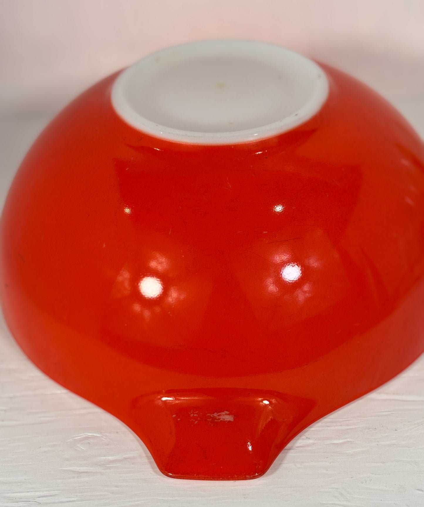 Red Pyrex 444 4 Quart Cinderella Mixing Bowl