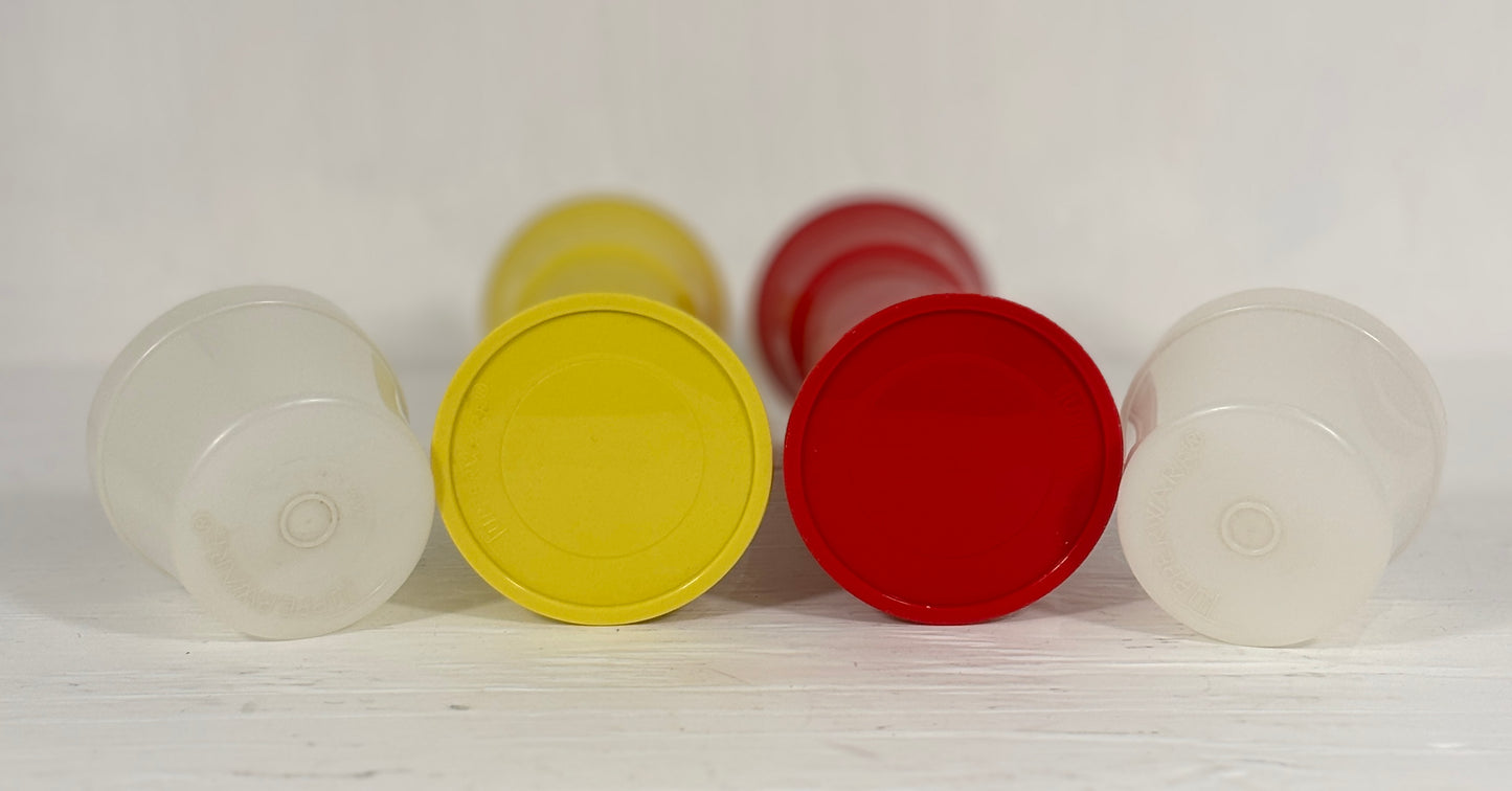 Tupperware Ketchup and Mustard Pump Dispensers