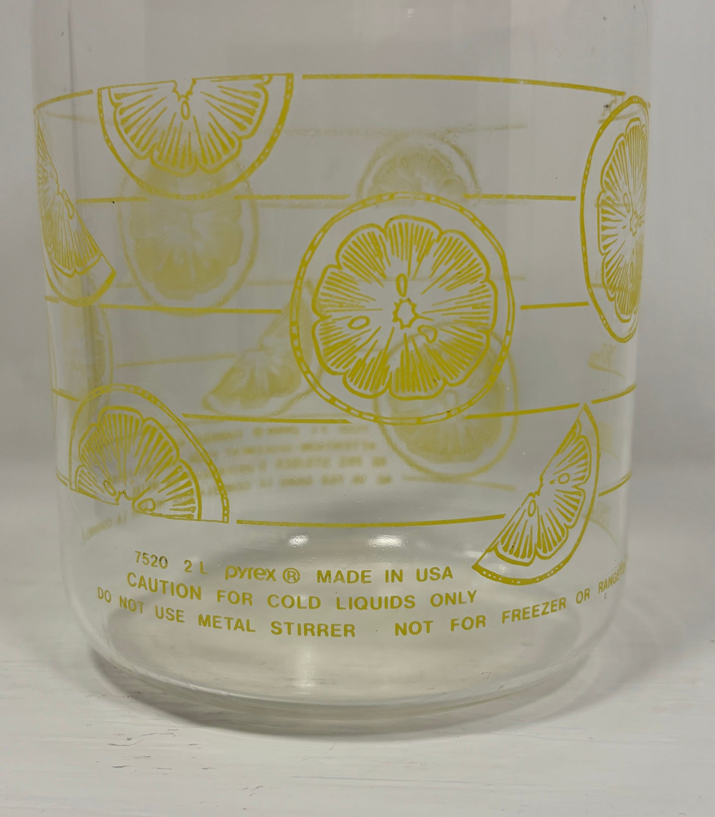 Pyrex Lemon Slice 2 Liter Pitcher
