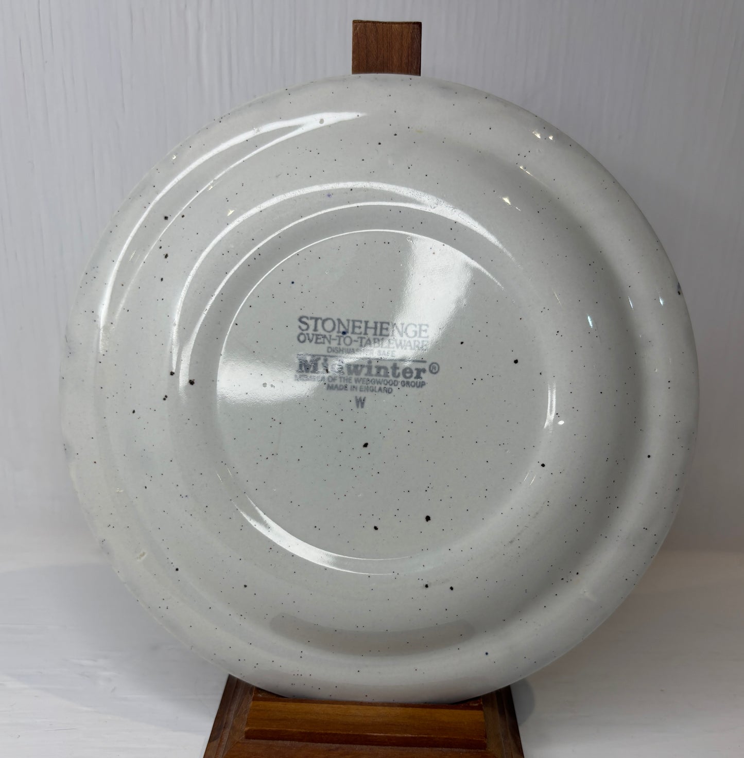 Stonehenge Midwinter Moon Indigo Bread Plate