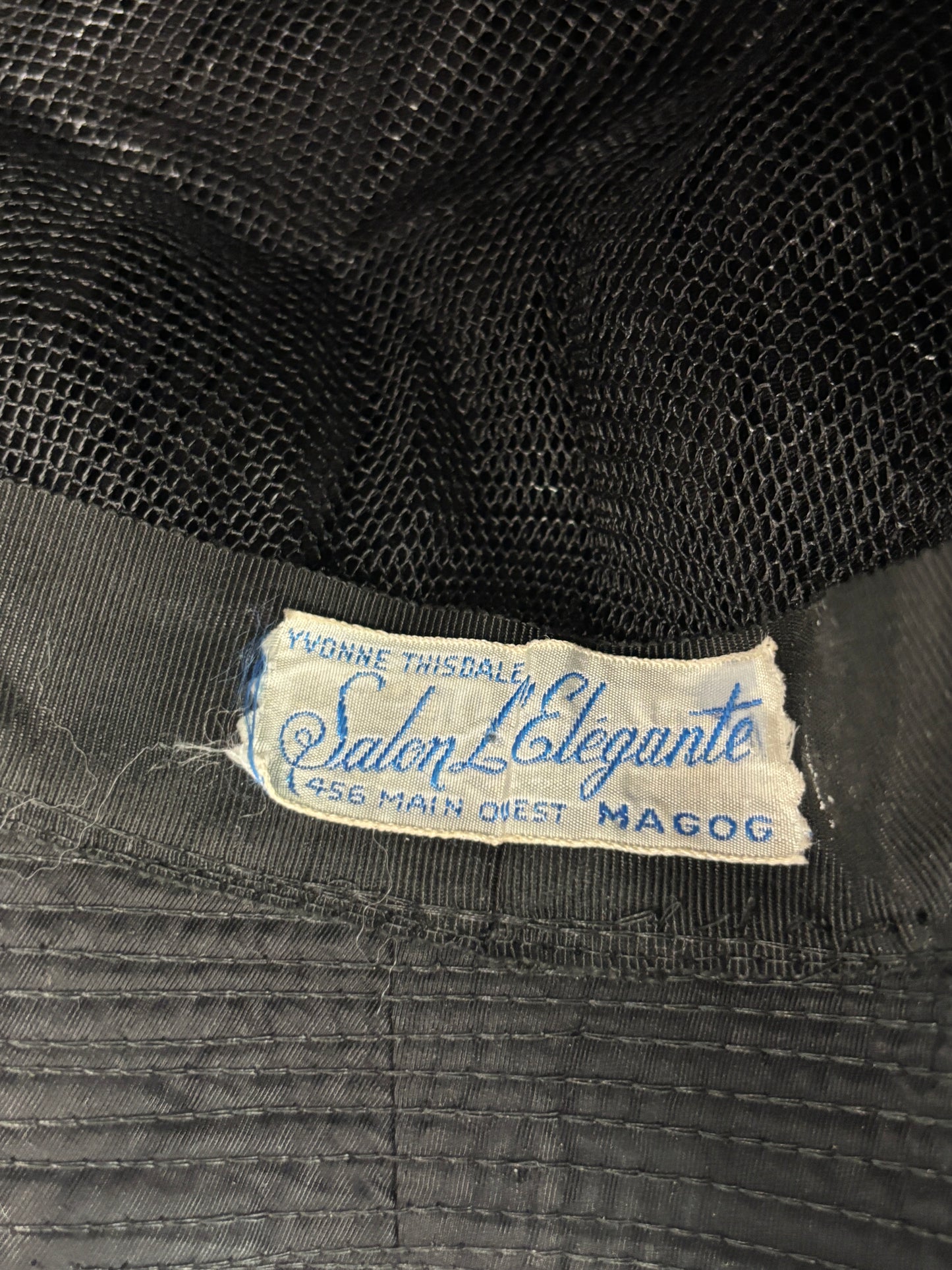 Yvonne Thisdale Salon Elegante iridescent Velvet Cloche