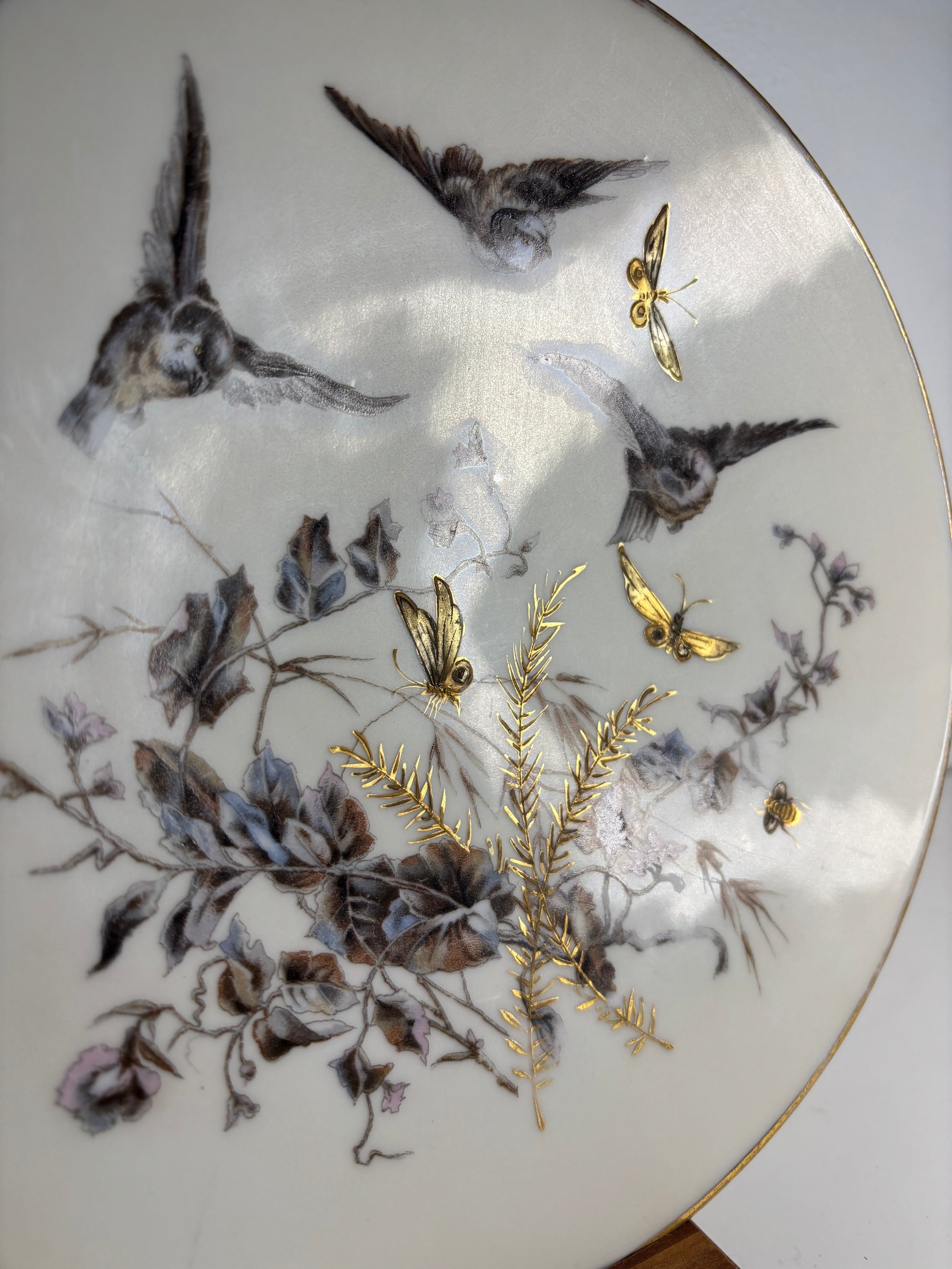 Pirkenhammer 2682 Birds and Butterflies Plate