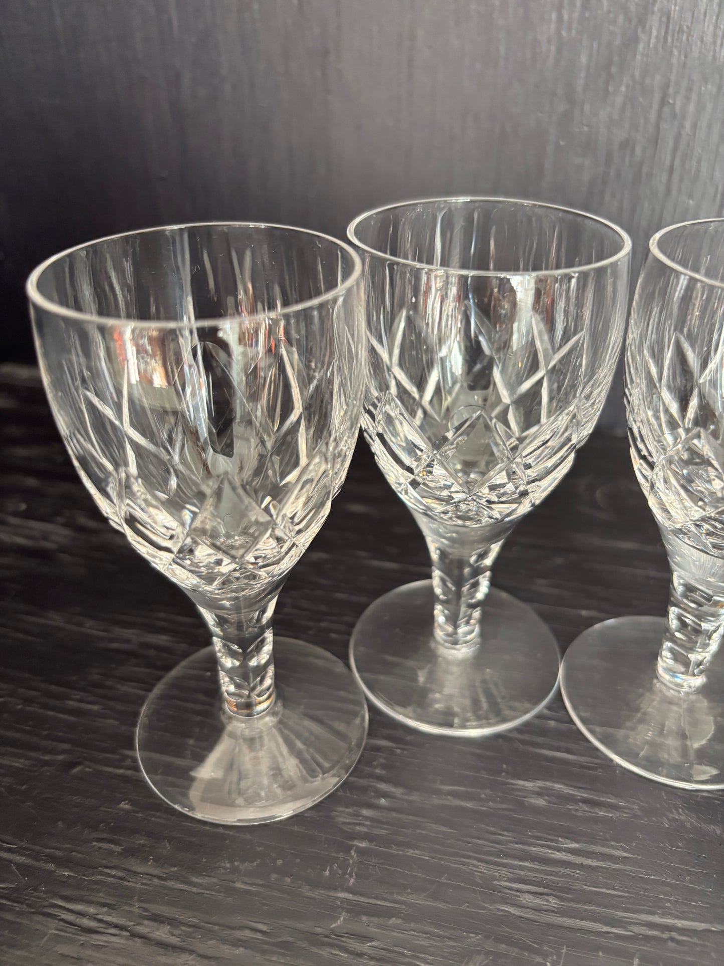 Stuart Crystal Beau Sherry Glasses Set of 4