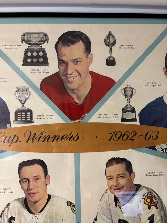 1964 Maple Leaf Gardens Calender with Gordie Howe