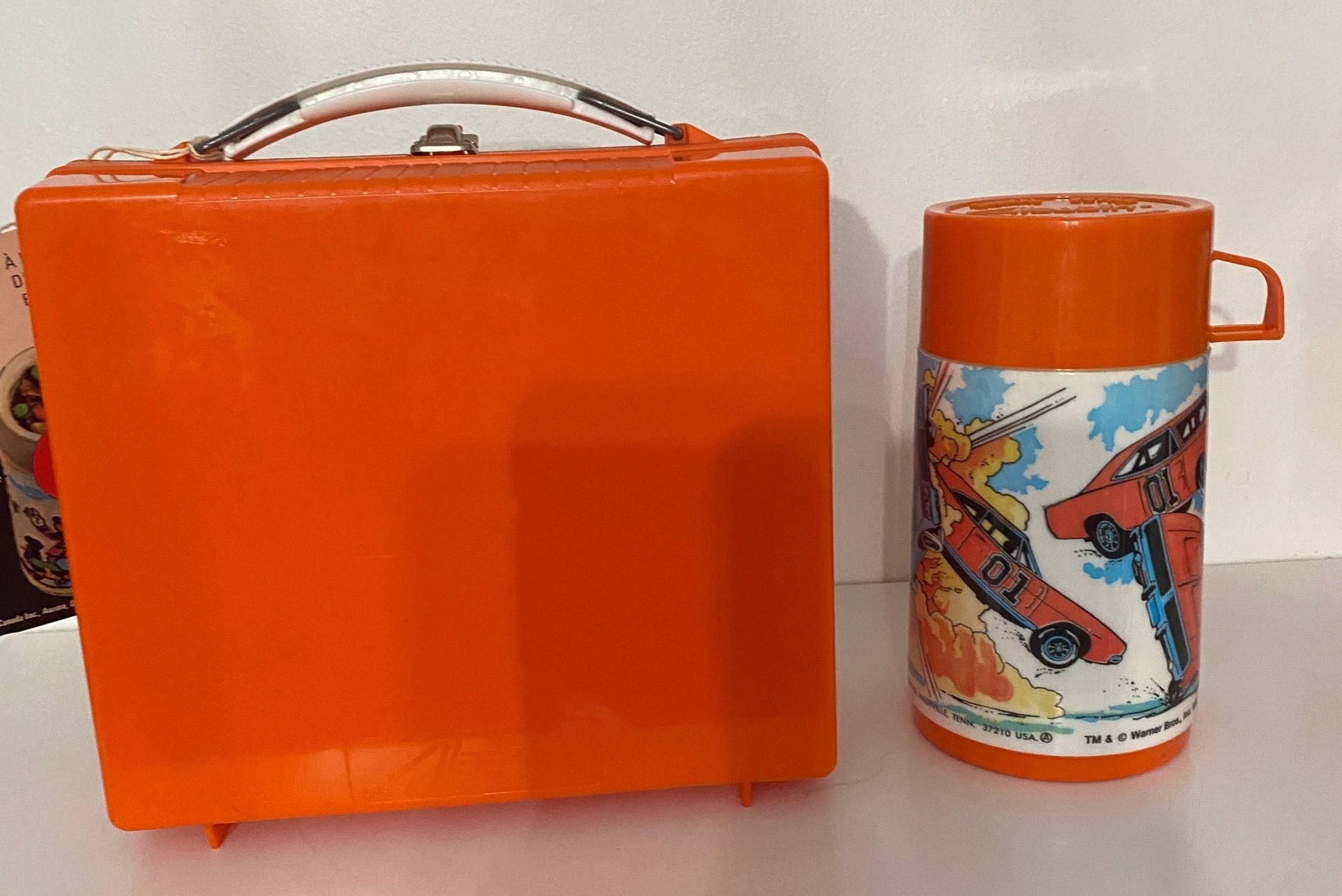 Aladdin Dukes of Hazzard Lunch Box and Thermos New Old Stock