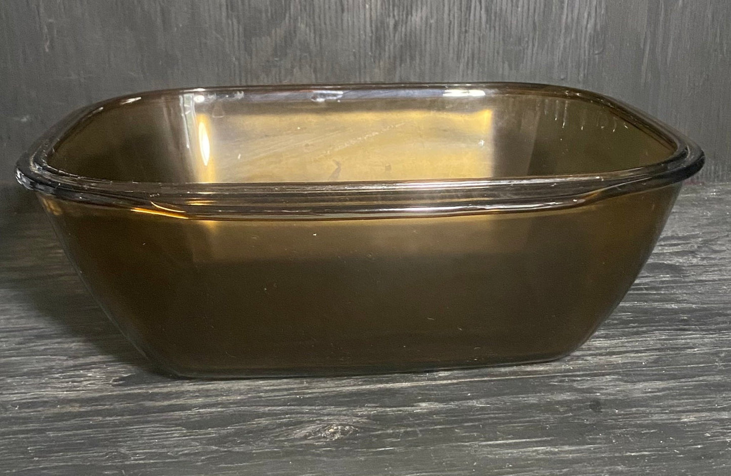 Amber Pyrex Casserole Baking Dish