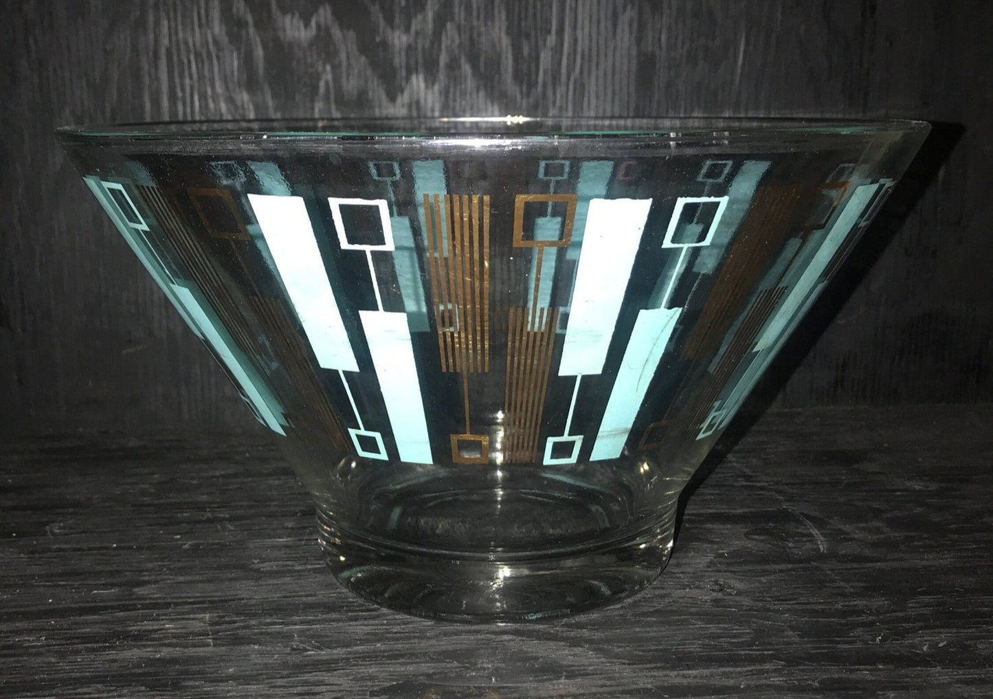 Anchor Hocking Vintage Blendo Atomic Serving Bowl