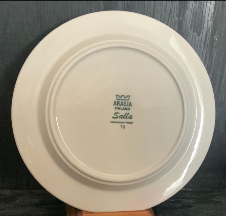 Arabia Finland Salla Salad Dessert Plate