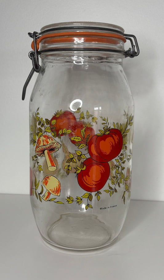 Arc France Mushroom Vegetable 2 Litre Glass Jar