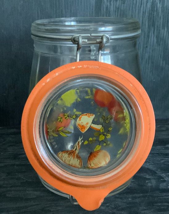 Arc France Vegetable Theme 1 Litre Glass Jar