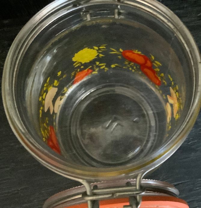 Arc France Vegetable Theme Glass Jar