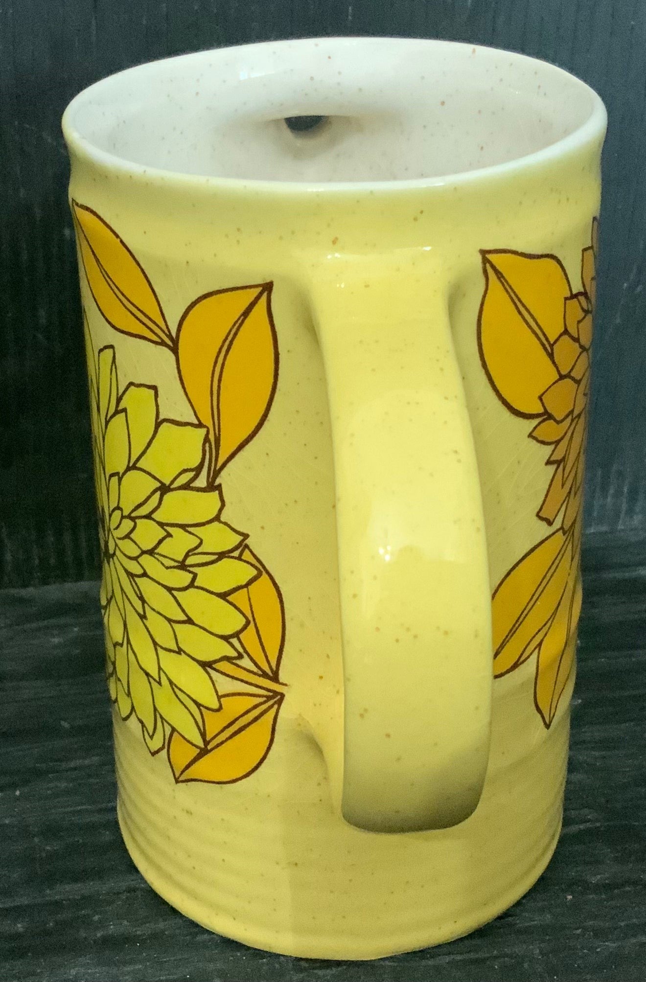 Arklow Pottery Erinstone Ireland Yellow Flower Creamer