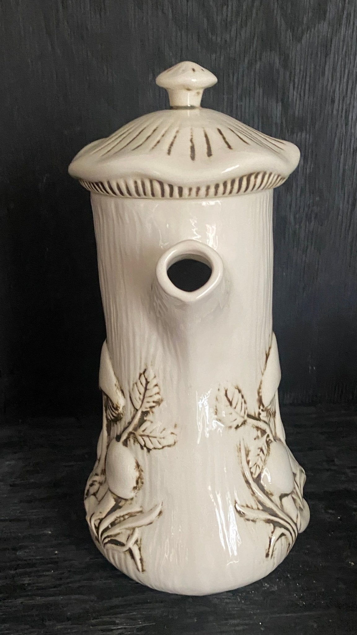 Arnels Ceramic Mushroom Theme Coffee Pot