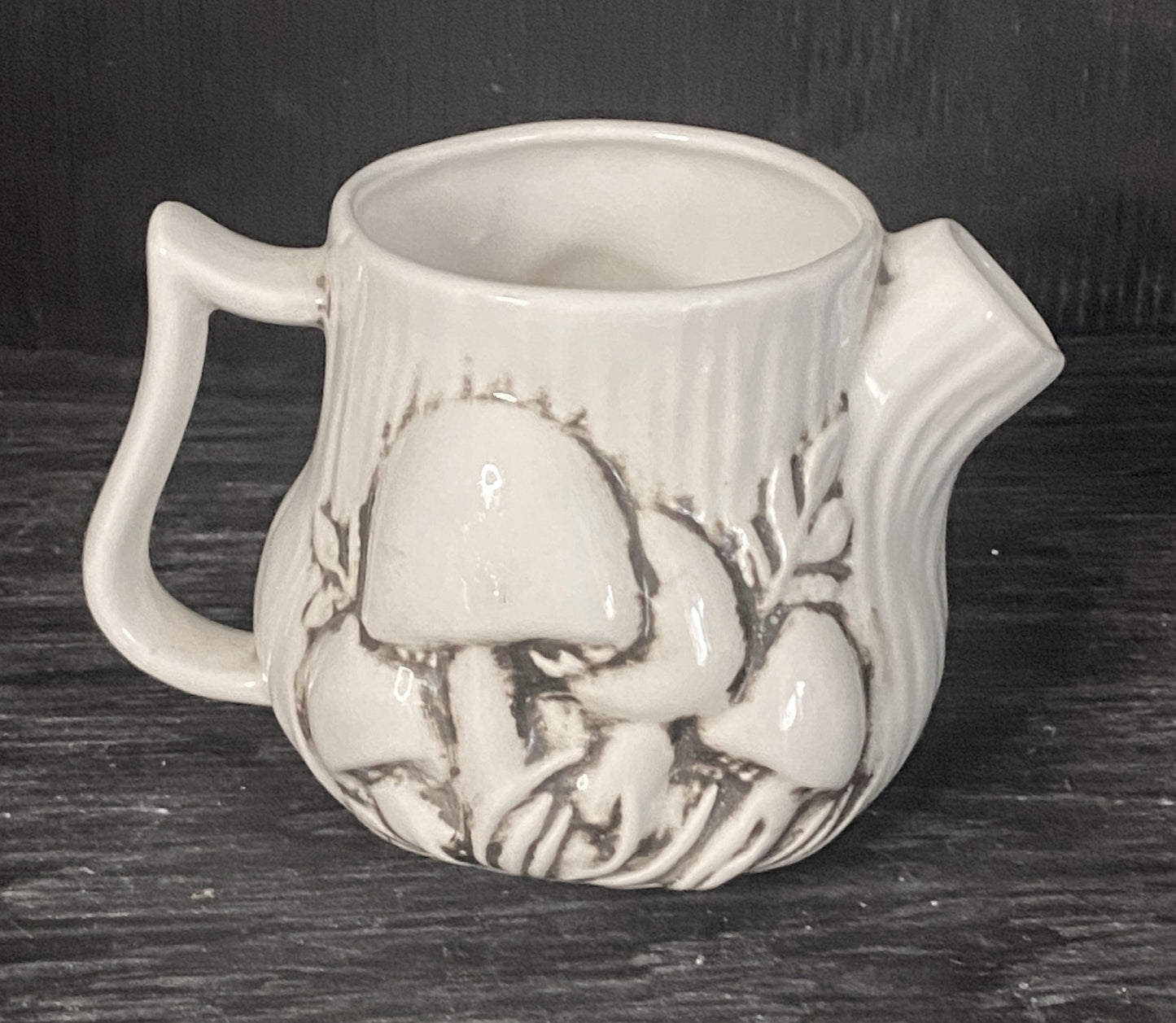 Arnels Ceramic Mushroom Theme Coffee Tea Creamer