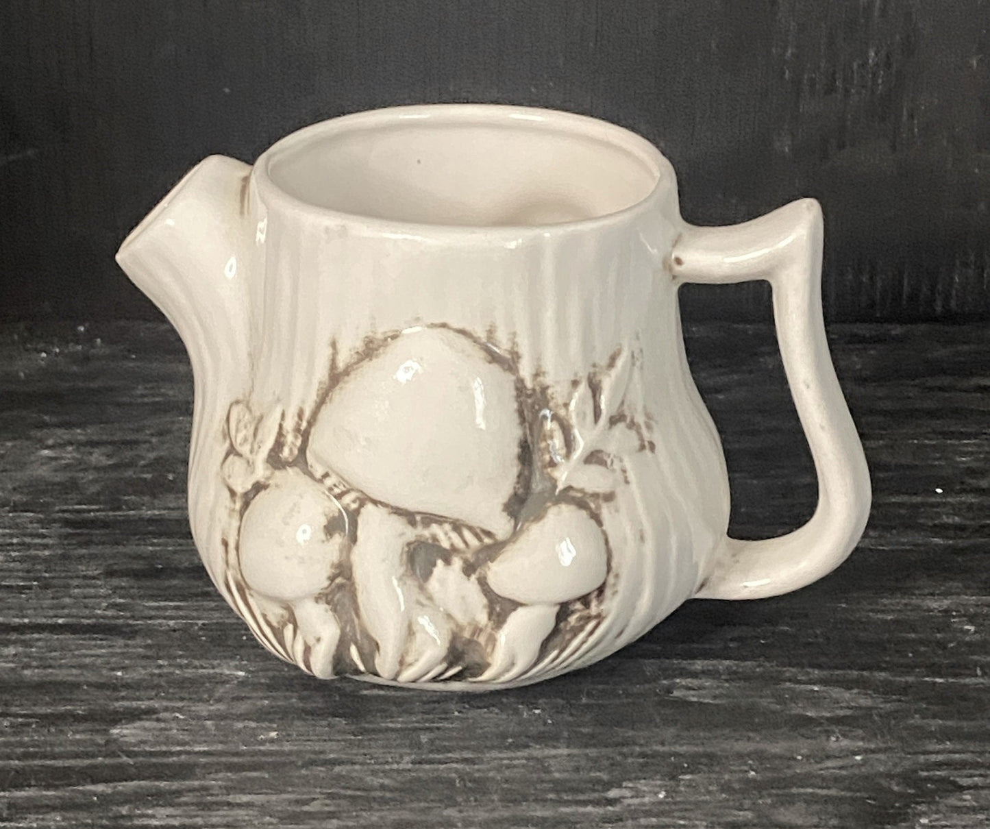 Arnels Ceramic Mushroom Theme Coffee Tea Creamer