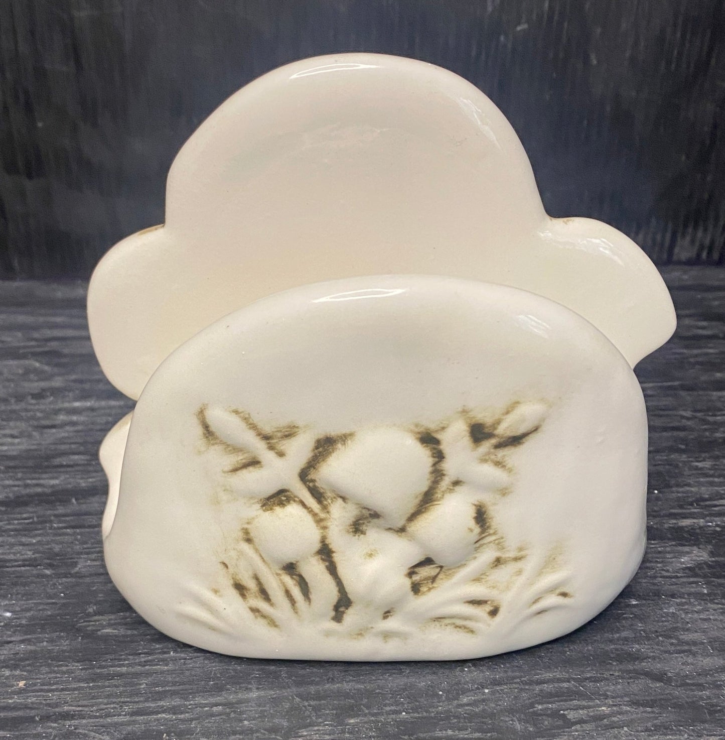 Arnels Ceramic Mushroom Napkin Holder