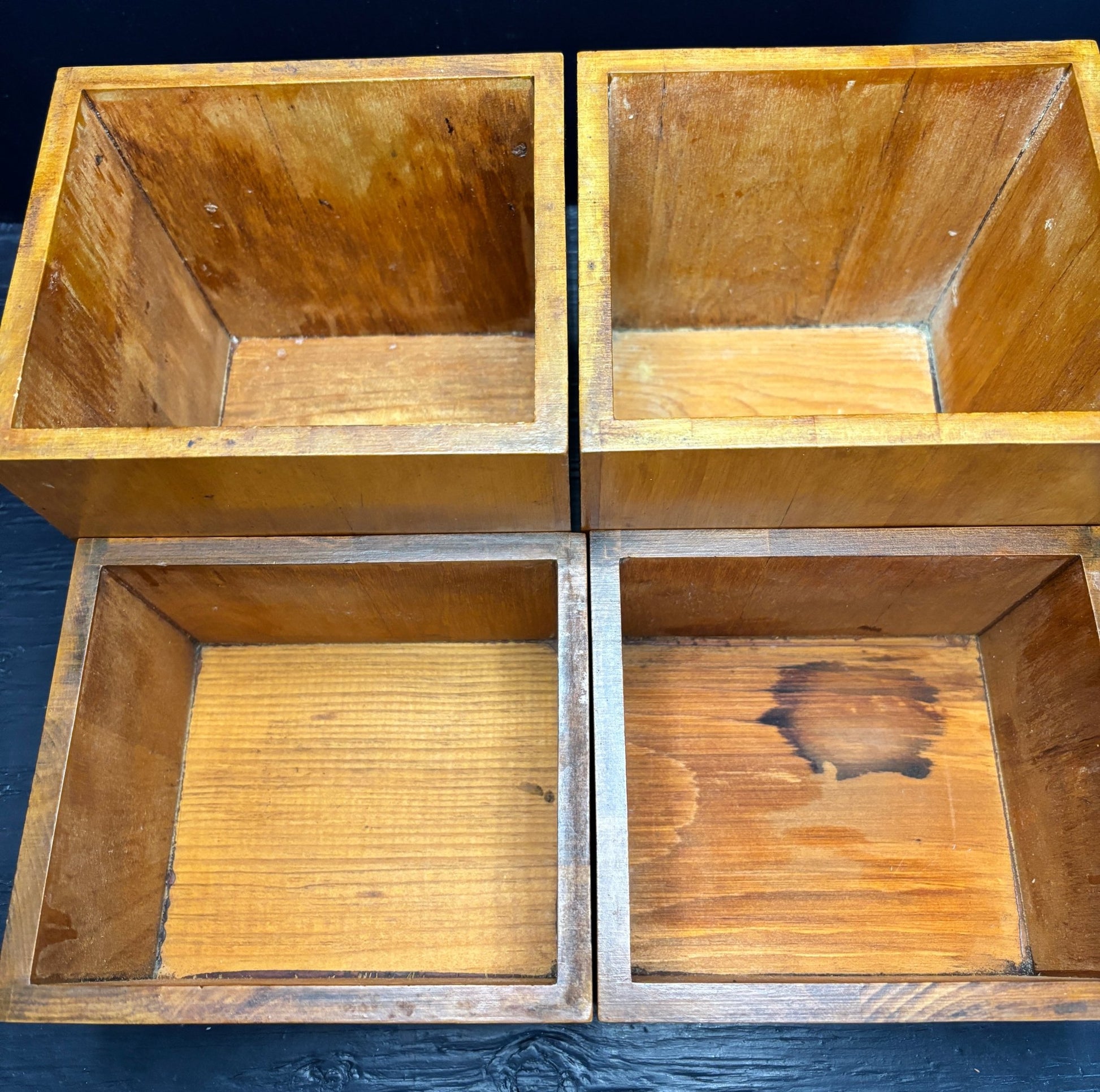 Wood Kitchen Food Storage Container Set