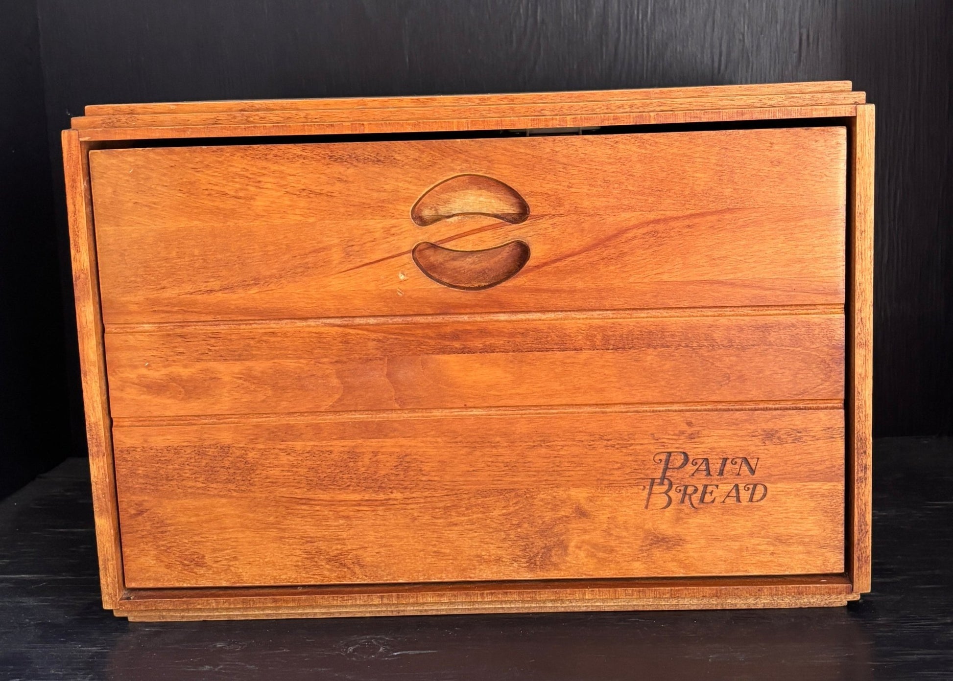 Baribocraft Solid Maple Wood Bread Box