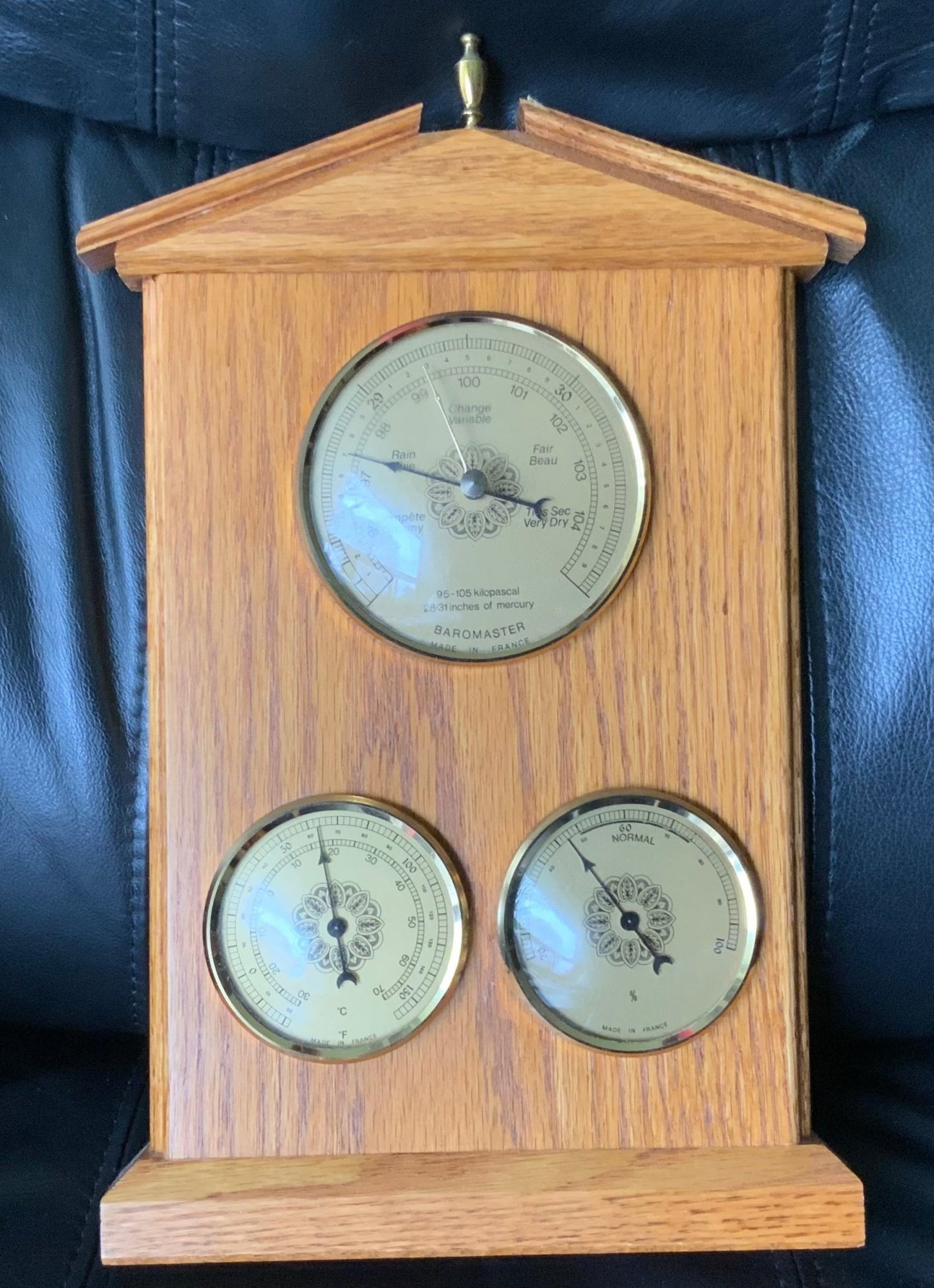 Baromaster France Vintage Wall Barometer Thermometer