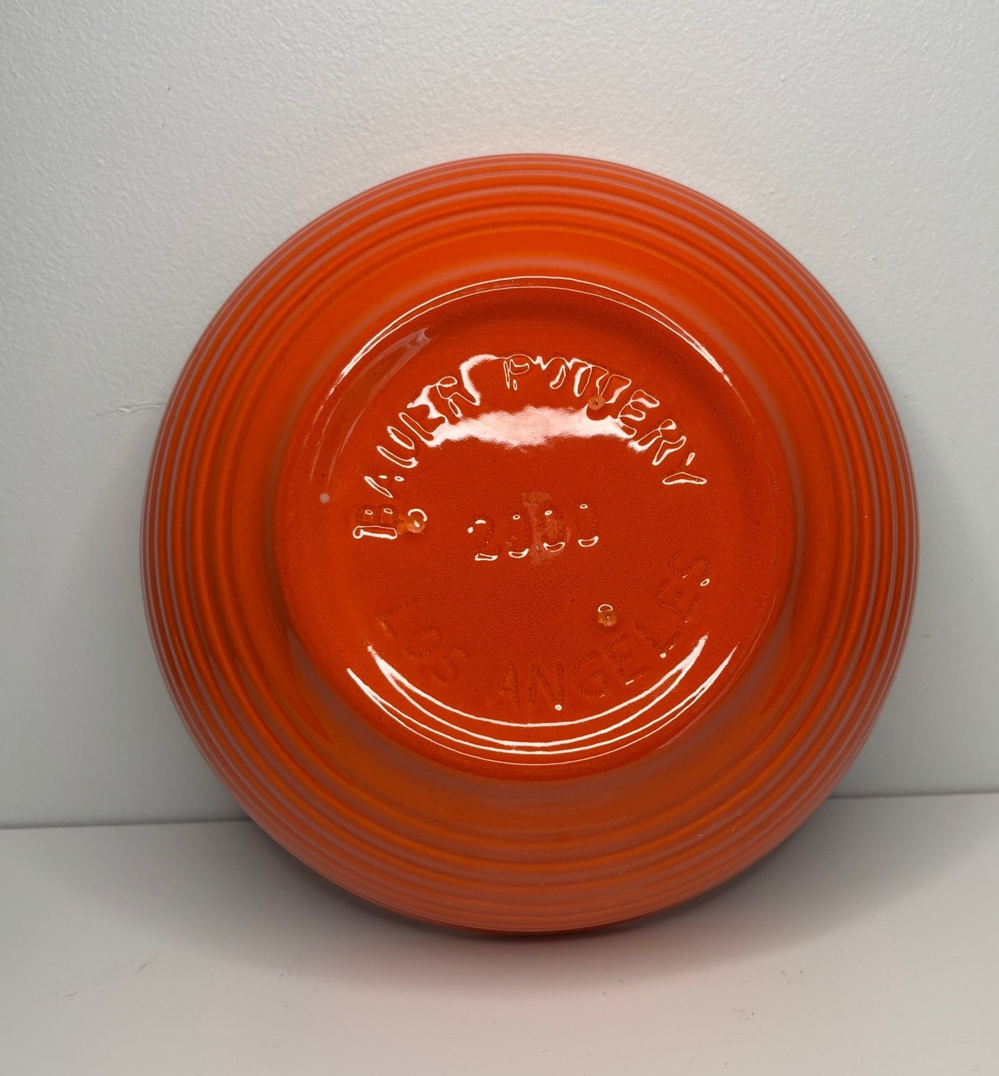 Bauer Pottery Orange Serving Bowl
