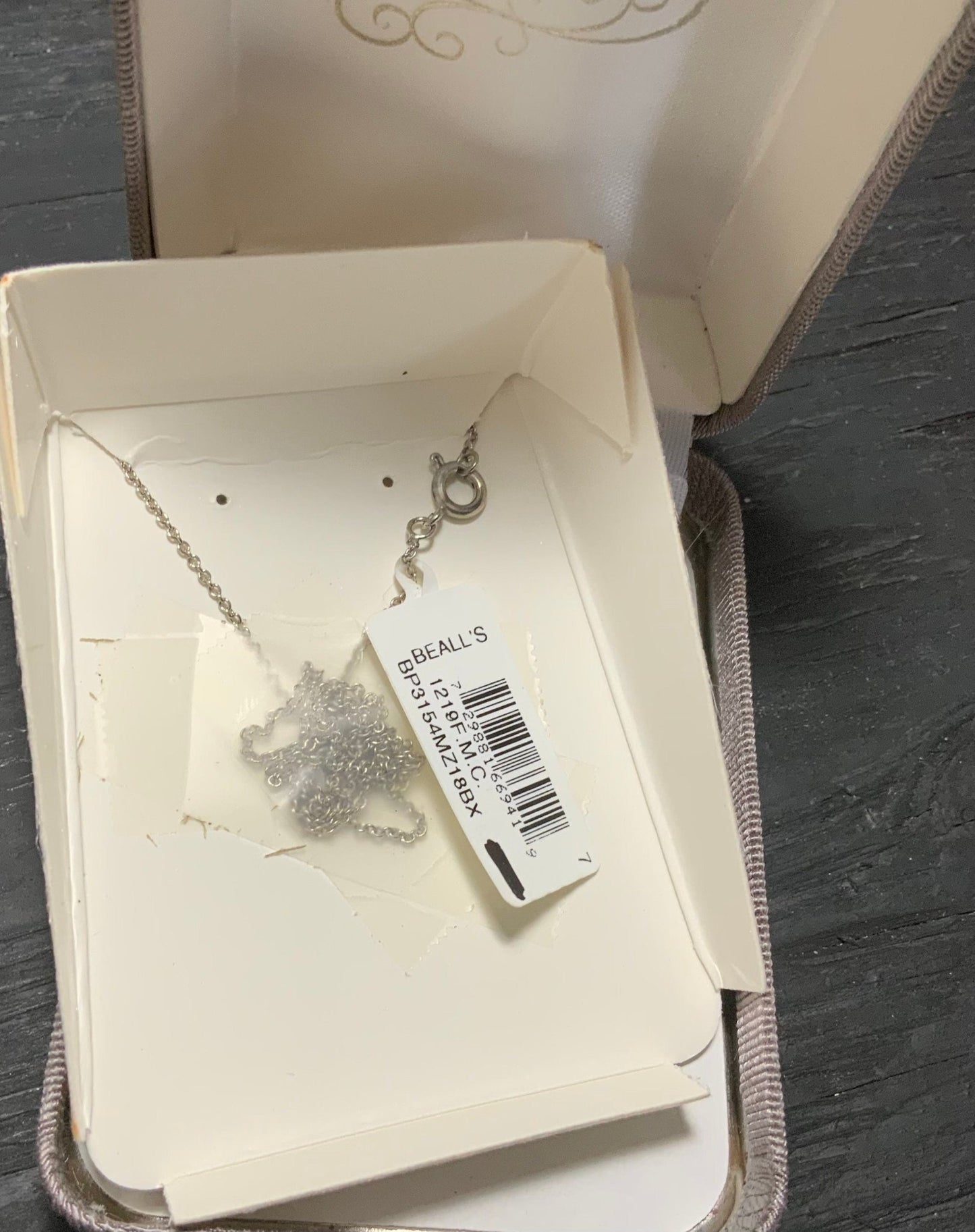 Bealls Cubic Zirconia Cat Necklace and Pendant