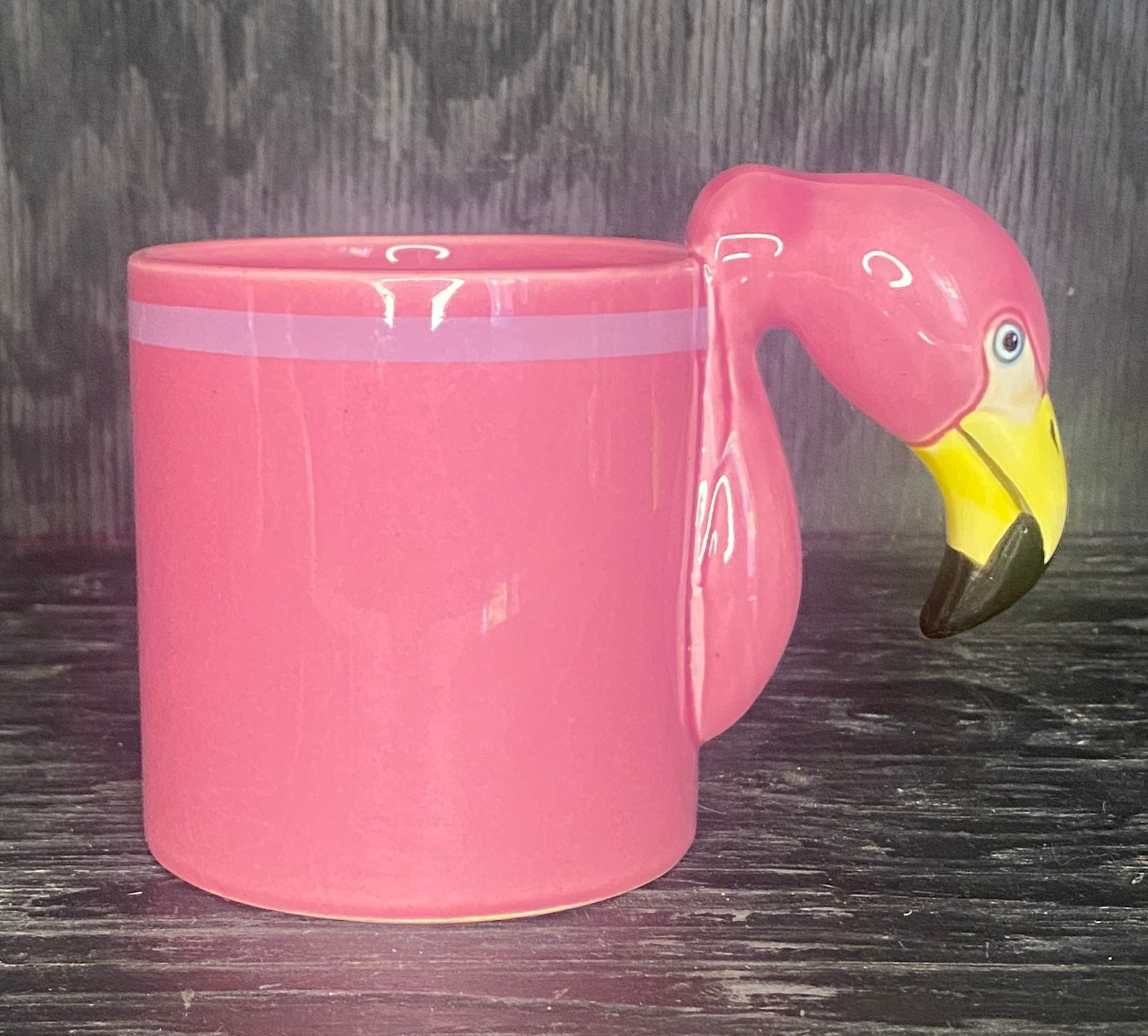 Bergschrund Seattle Pink Flamingo Handle Mug