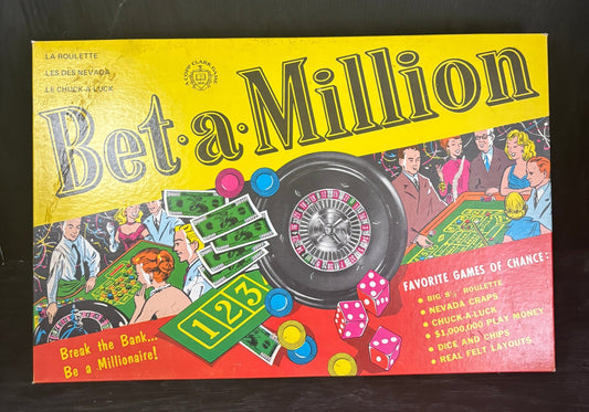 Bet a Million Vintage Board Game