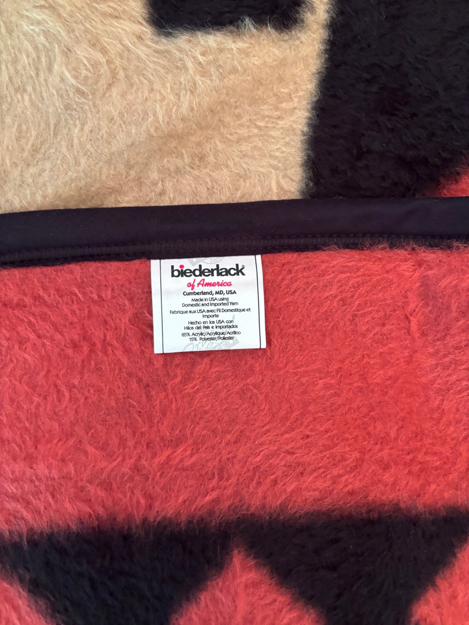 Biederlack Yukon Aztec Design Fleece Blanket