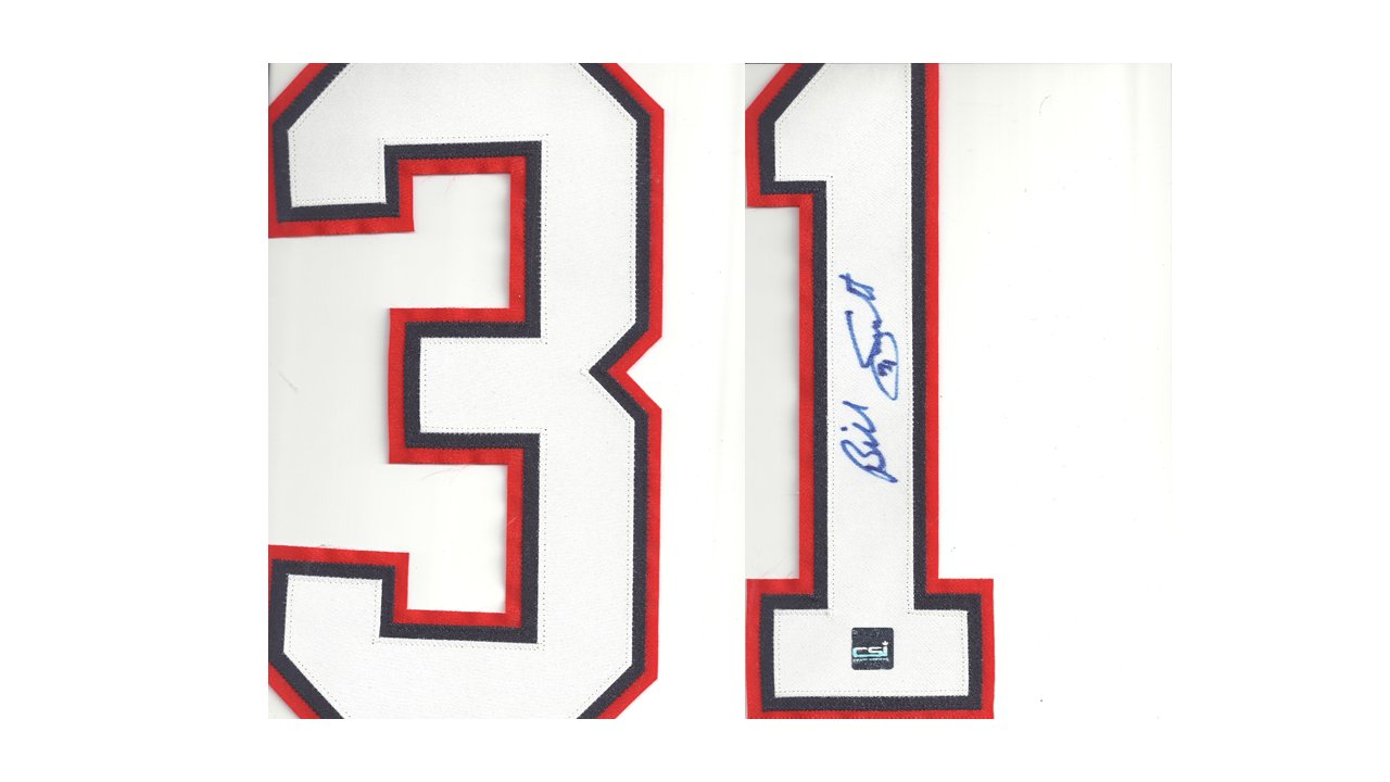 Billy Smith New York Islanders Signed Jersey Numbers