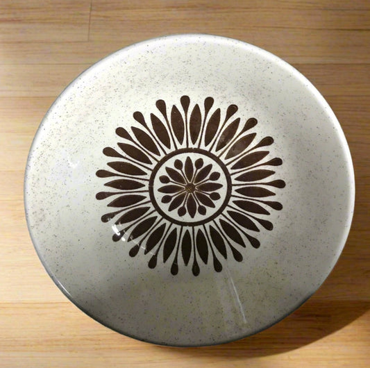 Biltons Brown Flower Pattern Soup Bowl