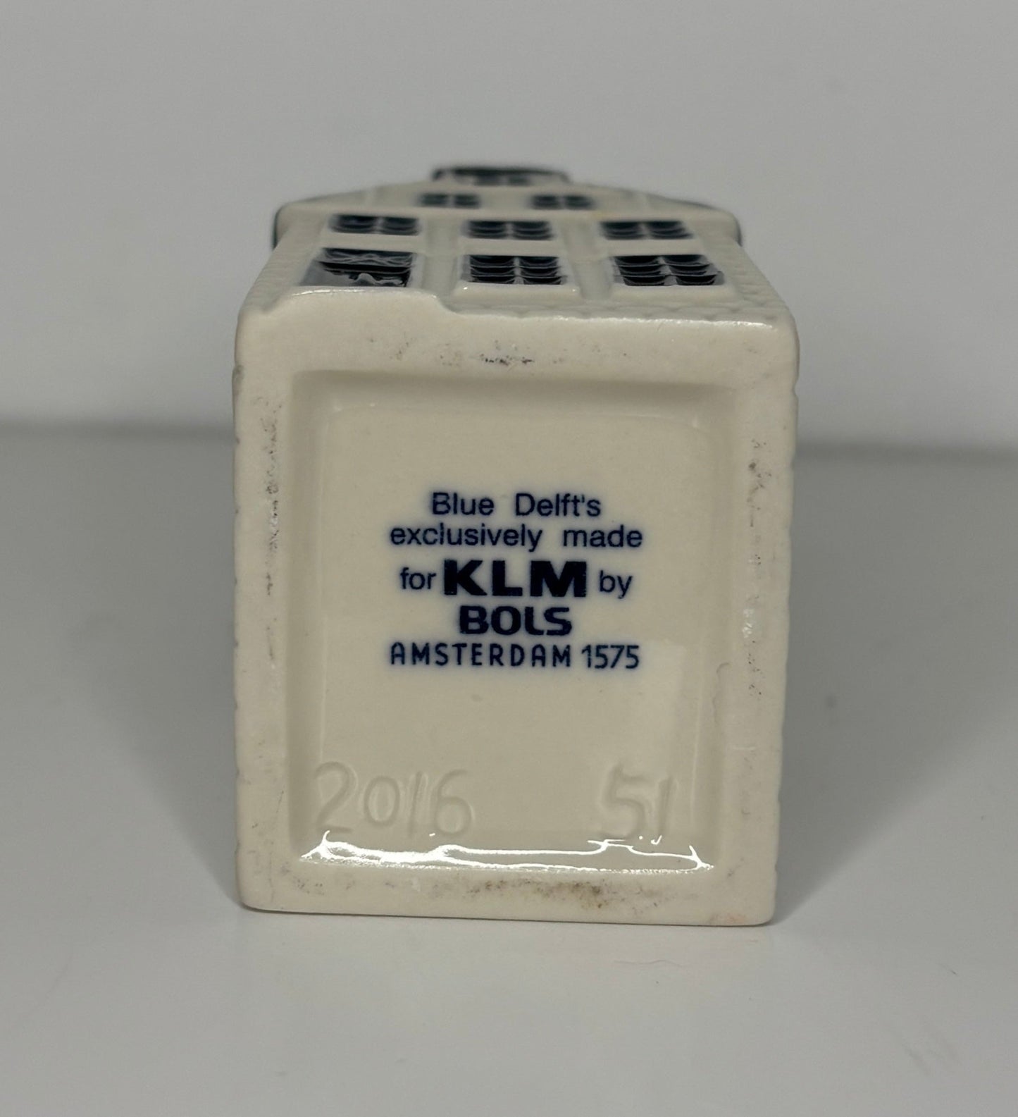KLM Blue Delft House Number 51 Sealed