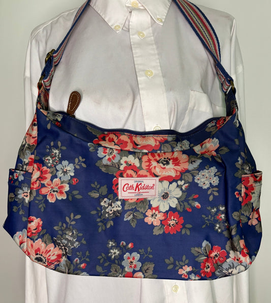 Cath Kidston Blue Floral Print Everyday Bag